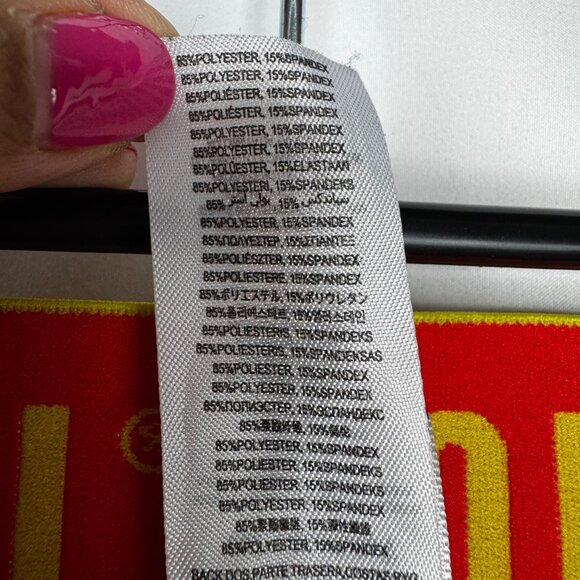 Zumba We Ar Lovely Camouflage and Hearts Graffitti Dance‎ Leggings Sz L Colorful - Picture 9 of 10